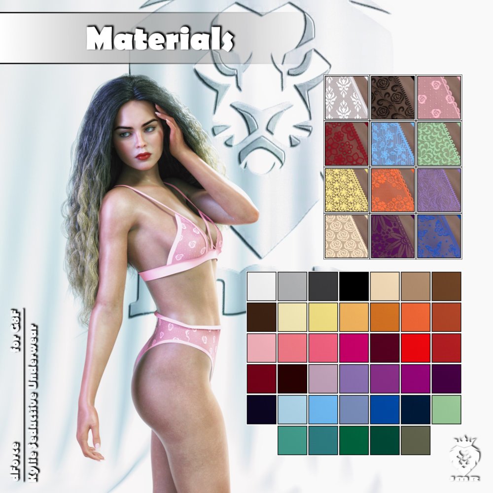 JMR dForce Kylie Seductive Underwear for G8F