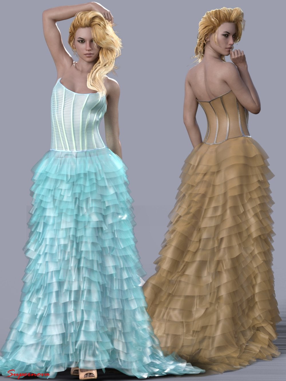 dForce-Wedding Dress For G8F