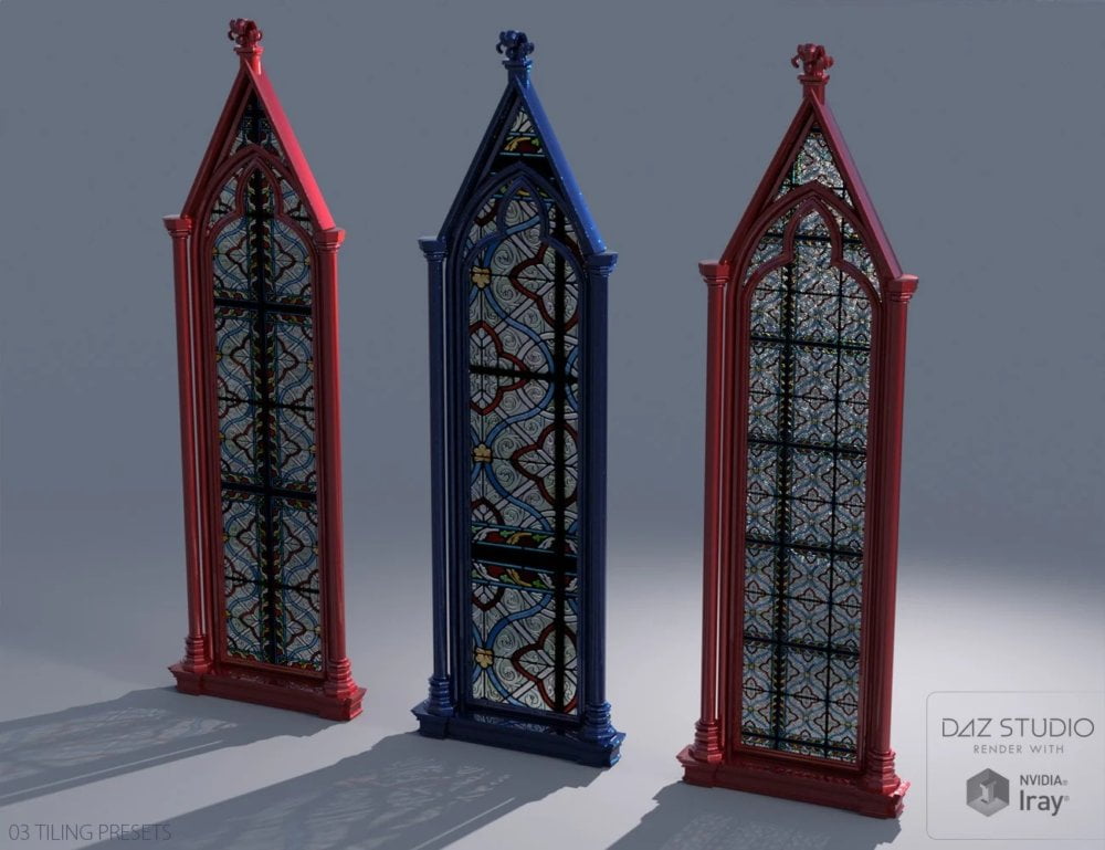 Stained Glass Iray Shaders Vol 2