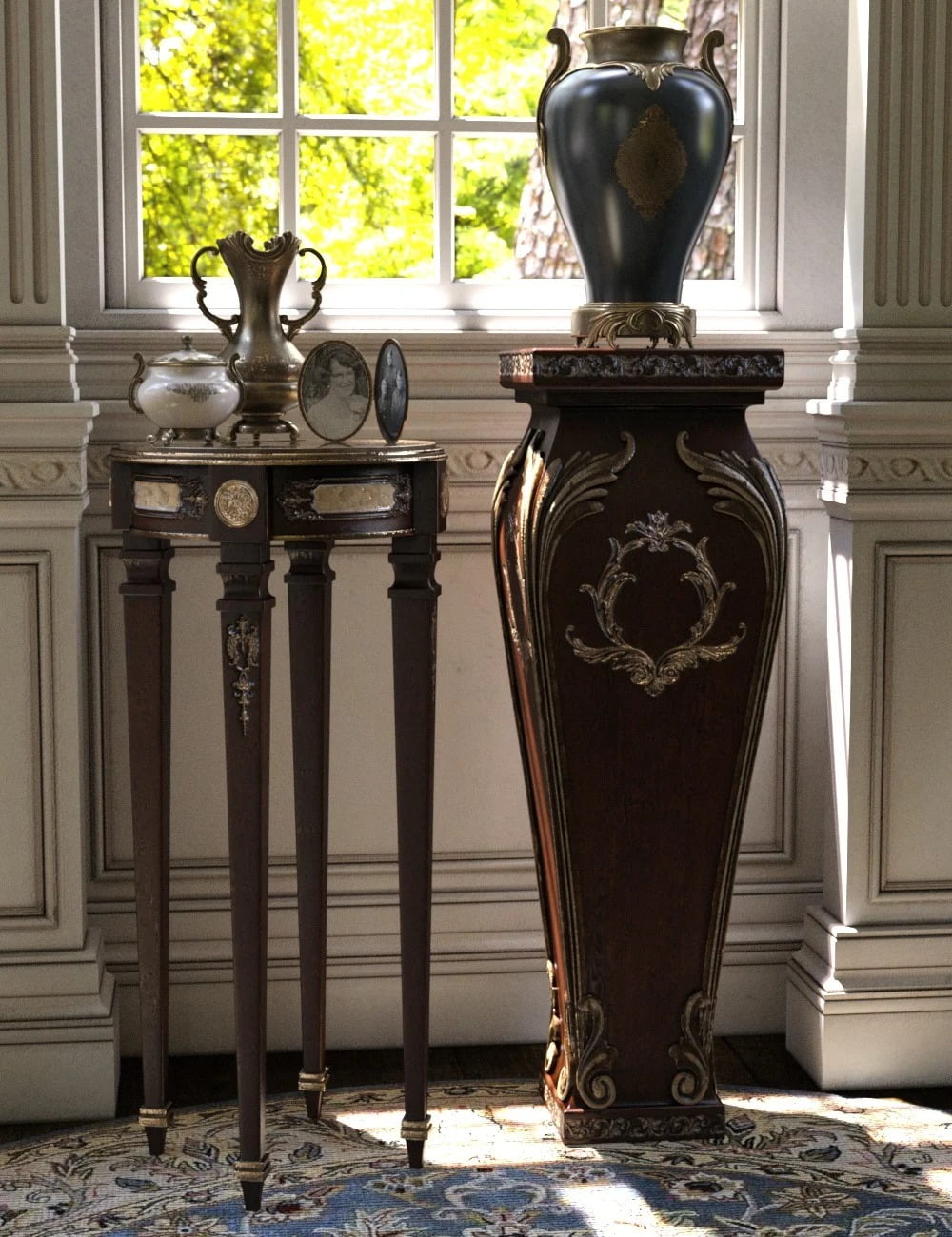 Vintage Stands and Tables