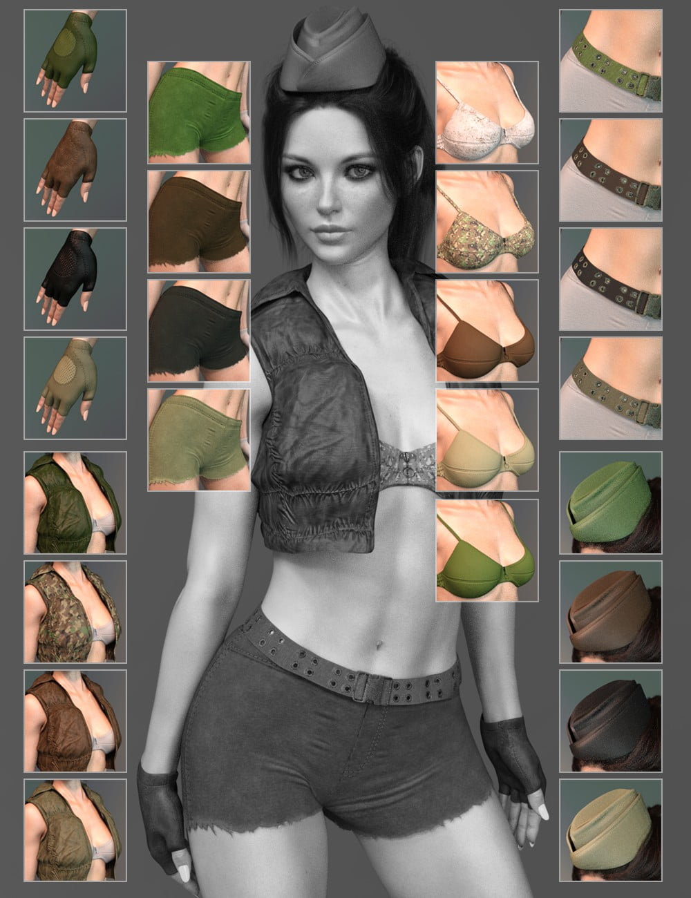 X-Fashion Uniform 04 for Genesis 8 Female(s)