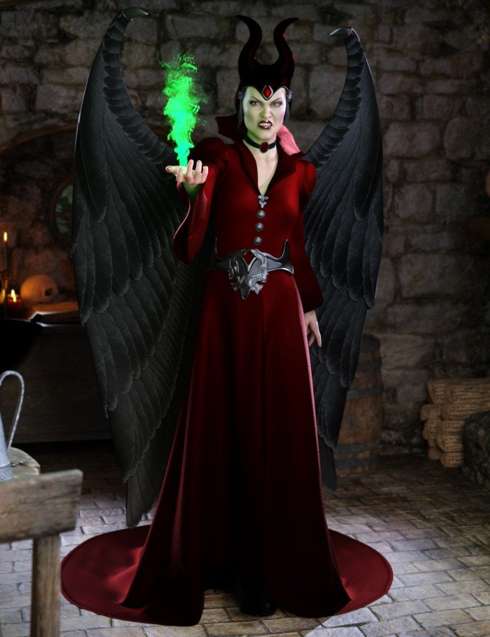 Faery Tale Evil for Genesis 8 Female(s)