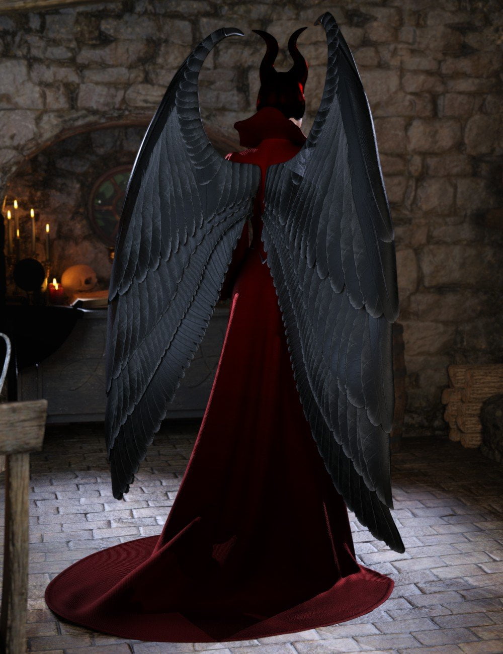 Faery Tale Evil for Genesis 8 Female(s)