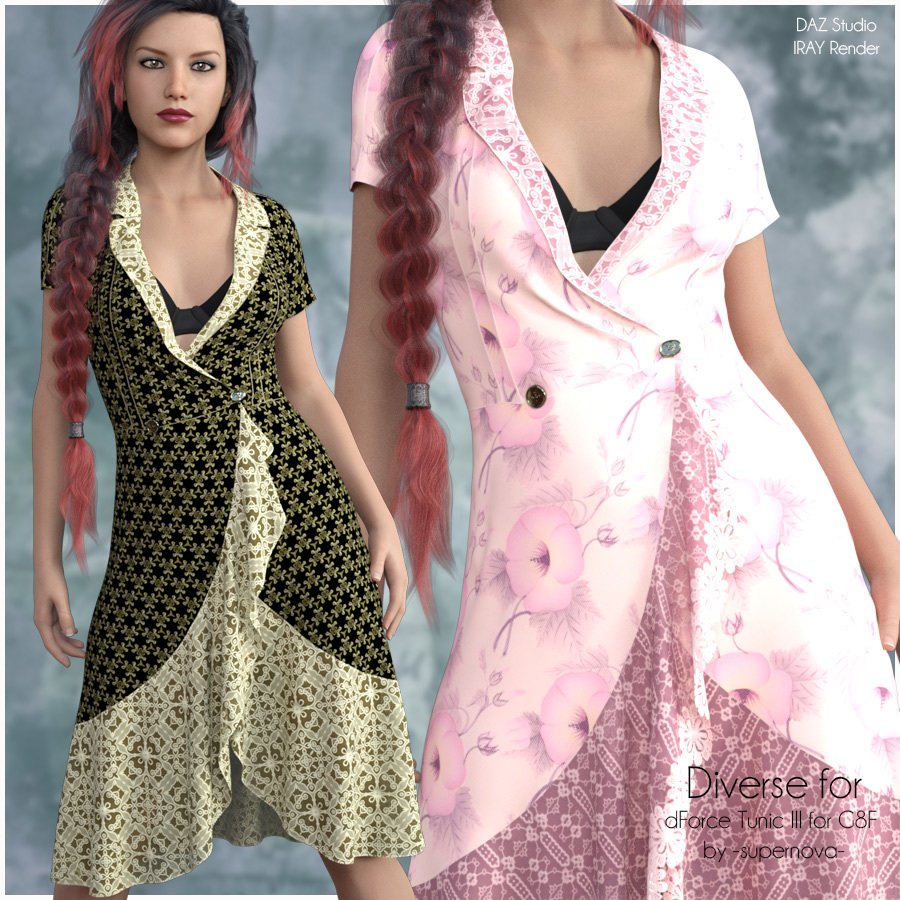 Diverse for dForce Tunic III