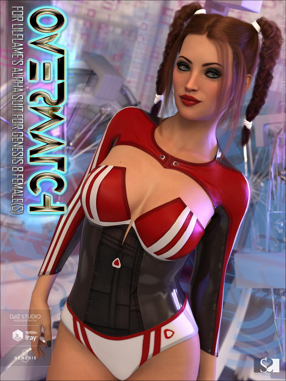 Overwatch for Alpha Suit for Genesis 8 Females