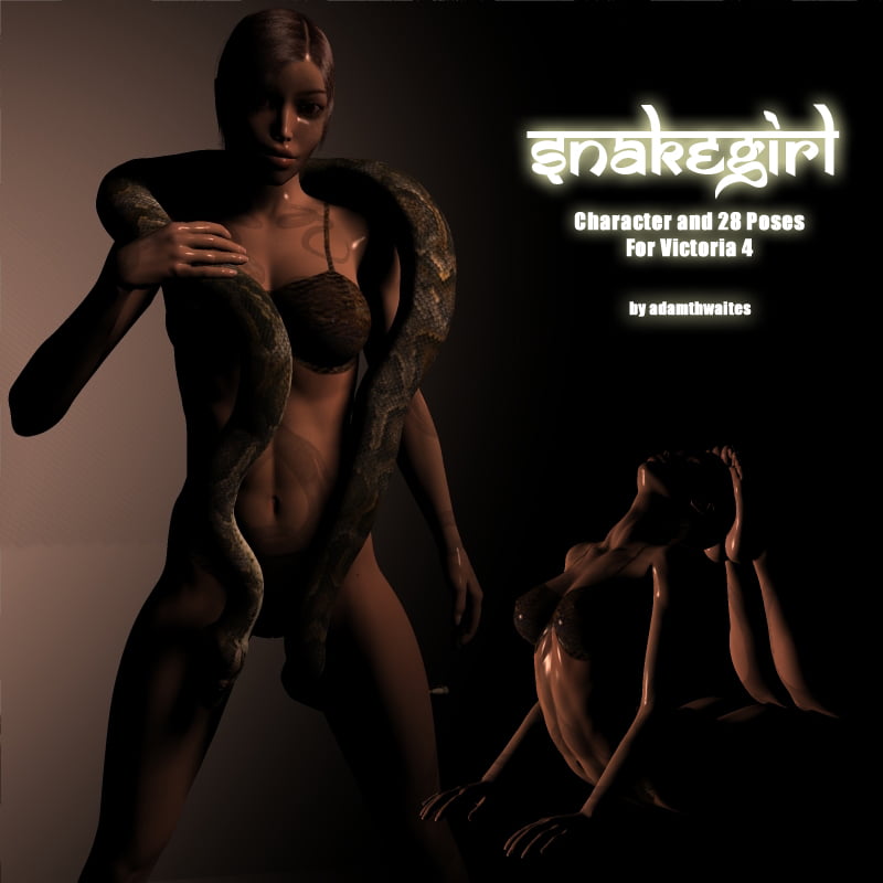 SnakeGirl: Character and Poses For V4