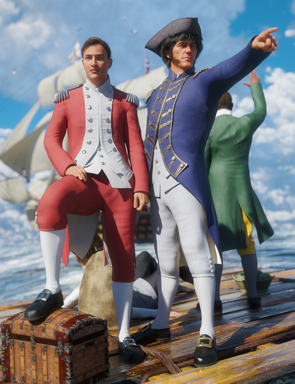 dForce Naval Uniform Textures