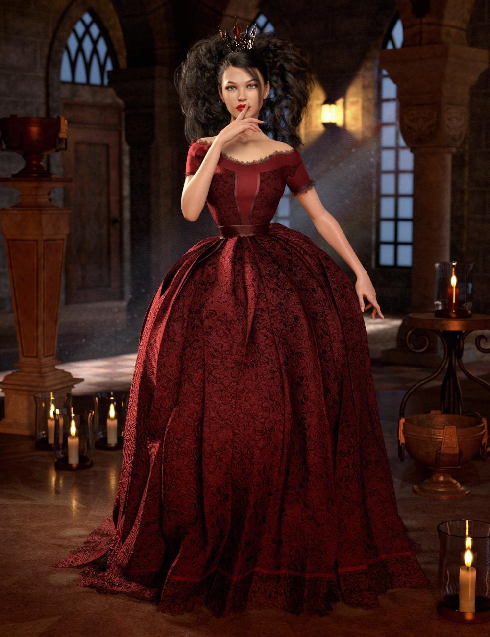 dForce Gown of Fantasy 2 for Genesis 8 Female(s)