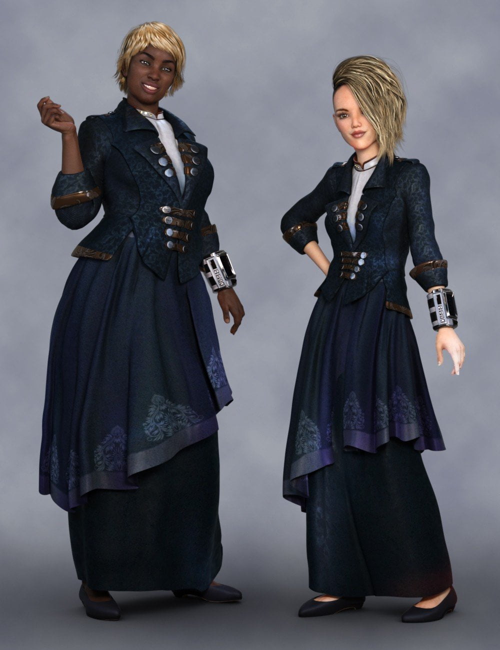 dForce Futuristic Dress for Genesis 8 Female(s)