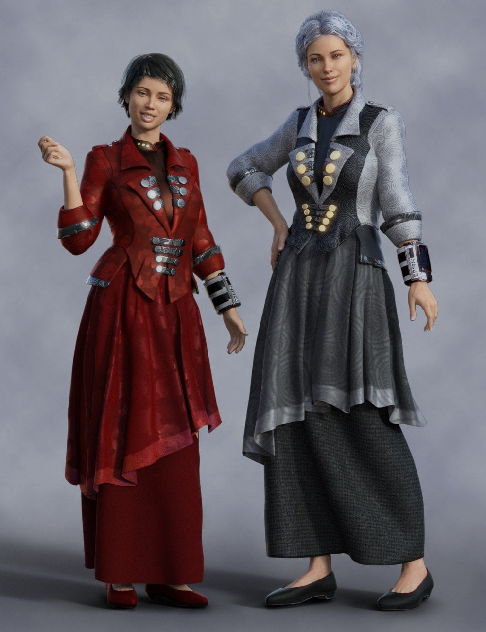 dForce Futuristic Dress Textures