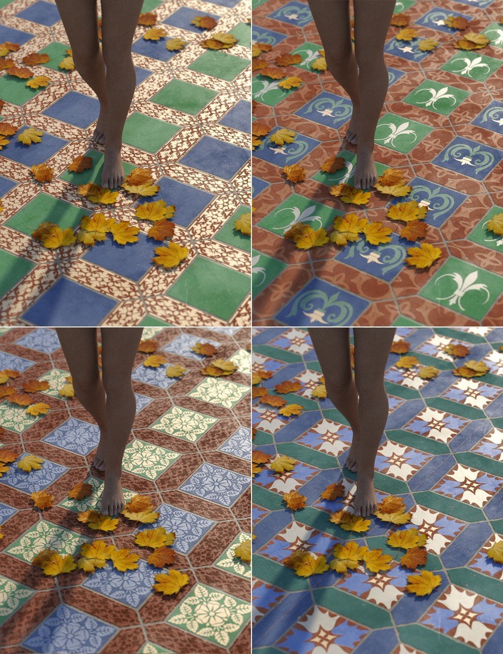 Medieval Inspired Floor Tile Shaders