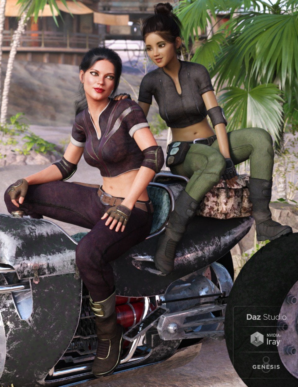 Naomi Sci-fi Outfit Textures