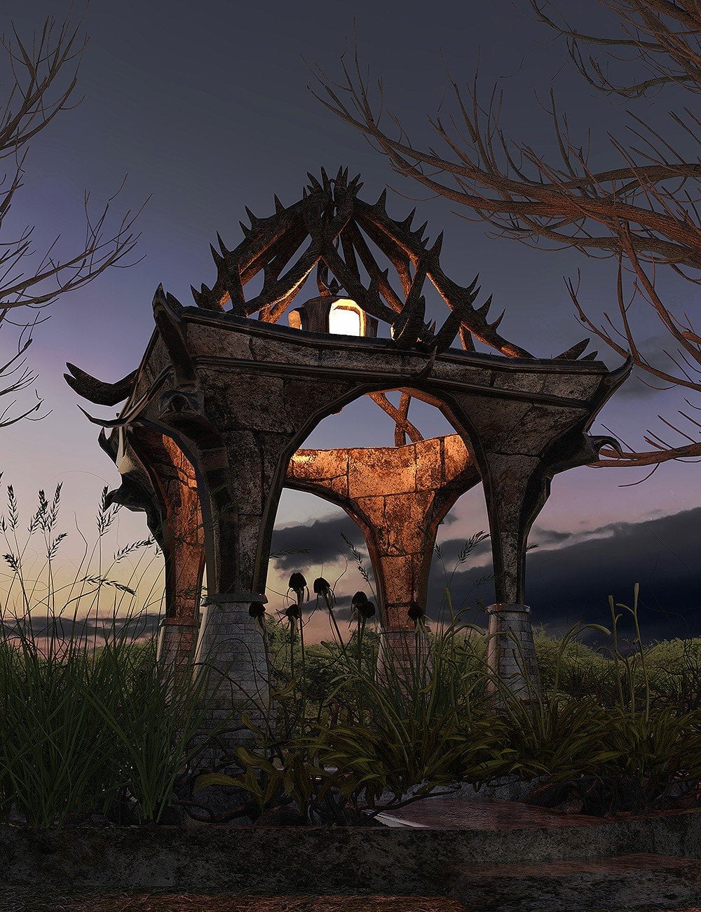 Orestes Iray HDRI Skydomes - Blue Hour