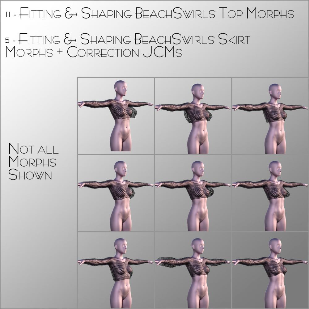 dForce Beach Swirls for Genesis 8 and 3 Females