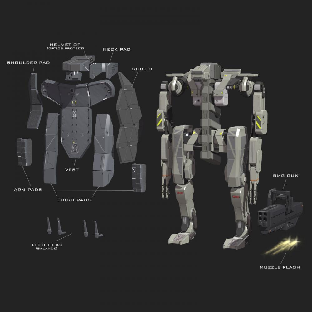 Assault Mech for War Bot
