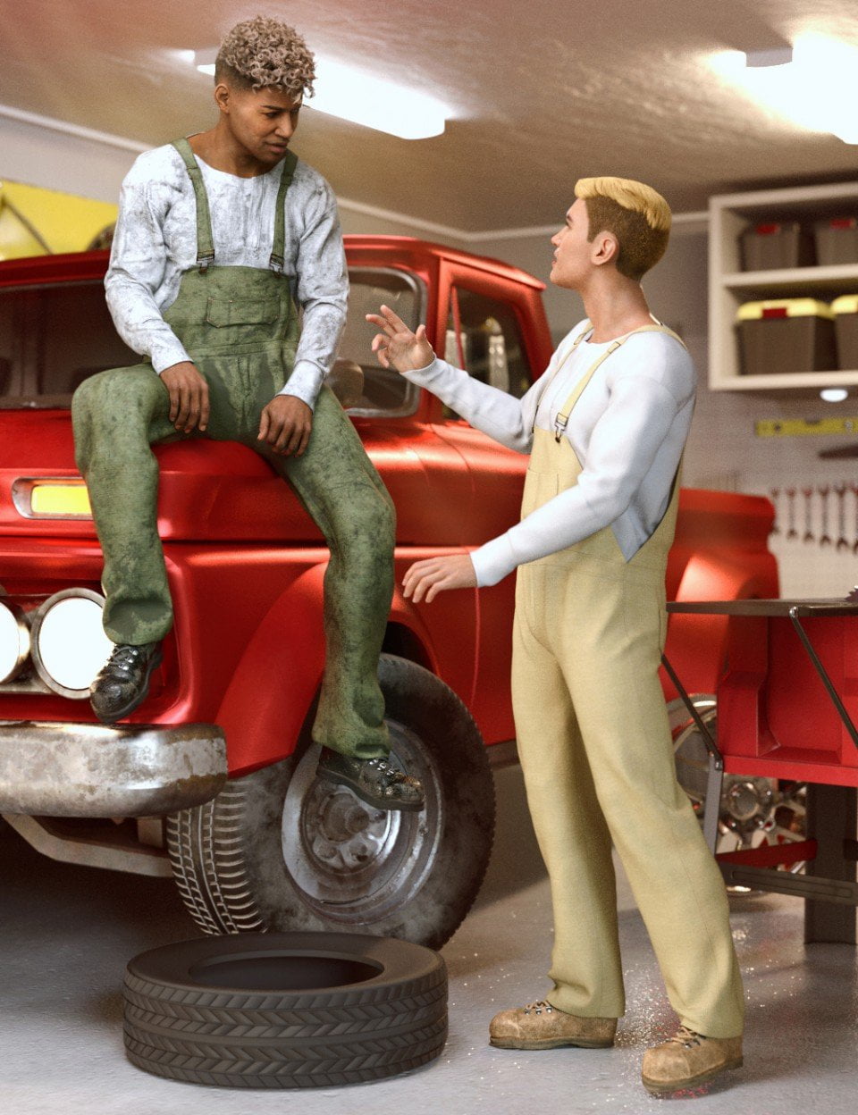 Lift and Haul Outfit Textures