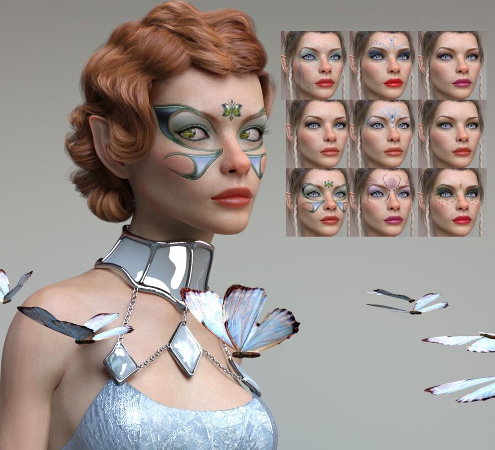 Red HD for Genesis 8 Female