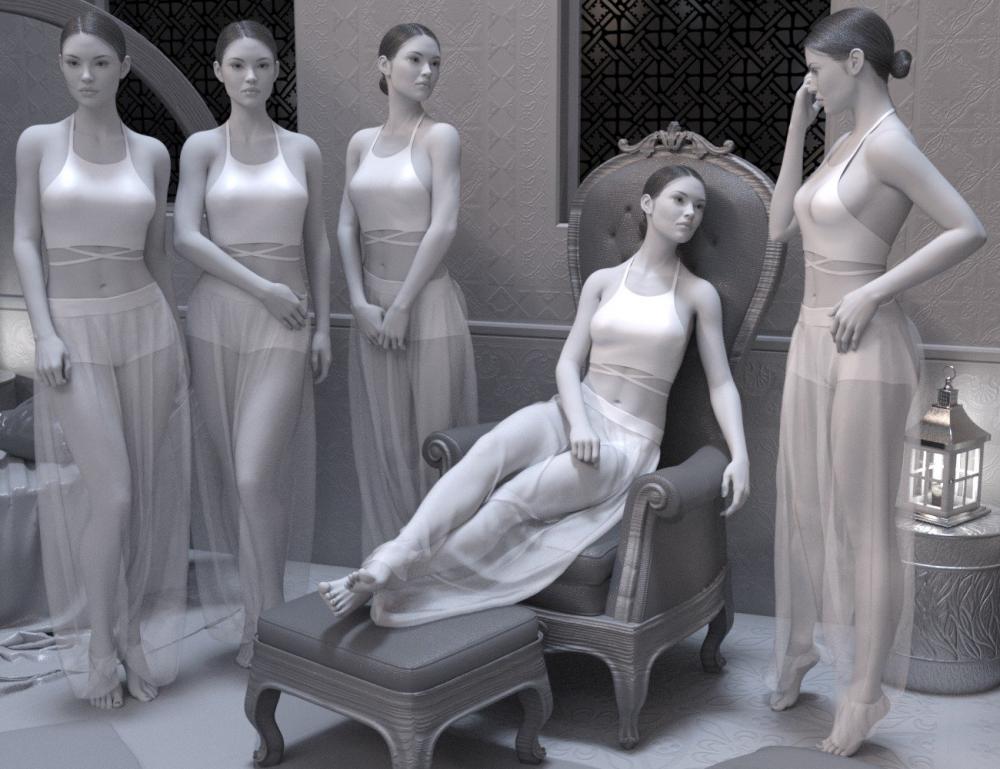 Serene Moments Poses for Genesis 8 Female