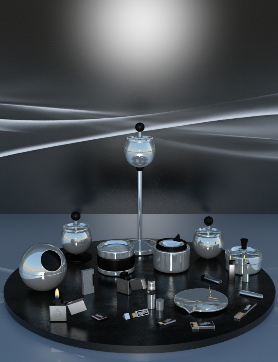 Smoker's Delight: Lighters, Matchboxes & Ashtrays