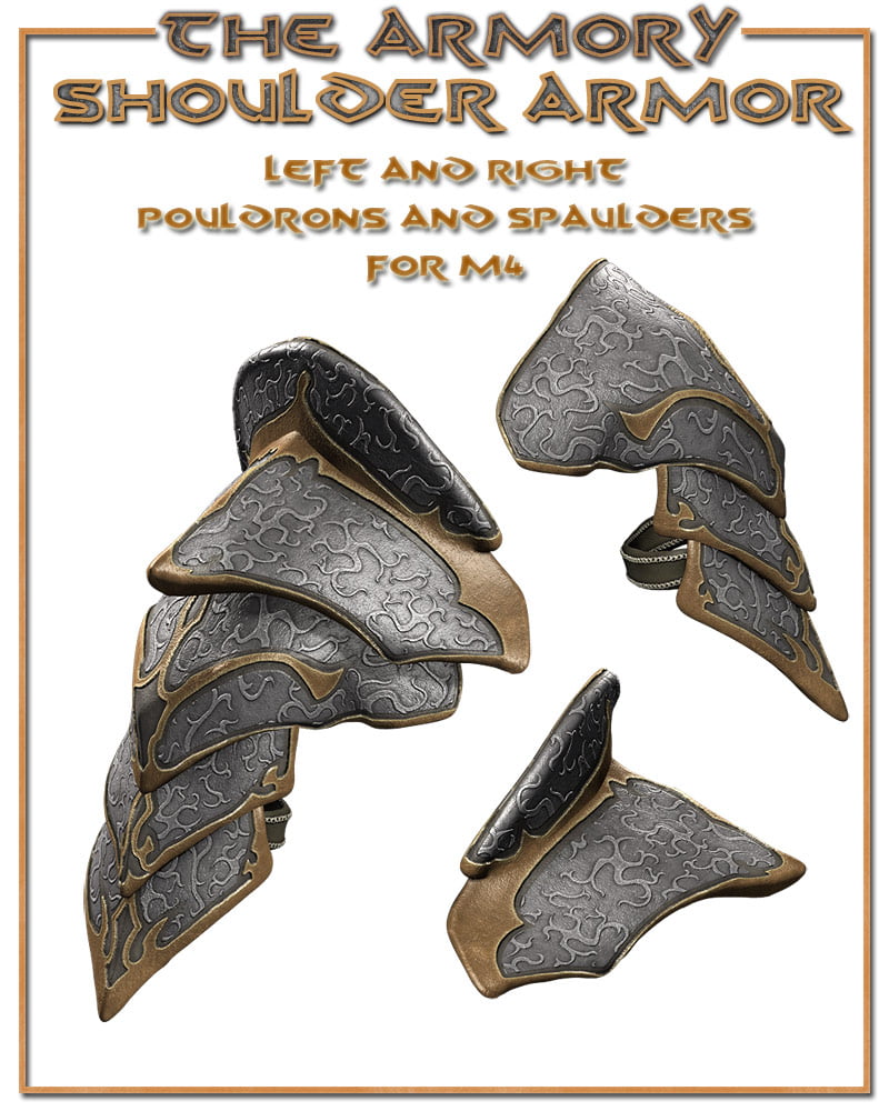Armor Spaulders for Mike 4