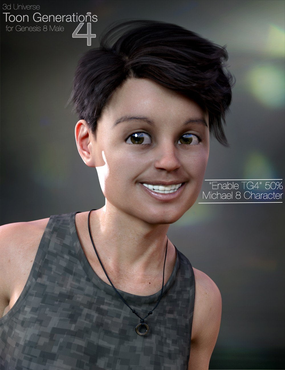 Toon Generations 4 Essentials for Genesis 8 Male(s)