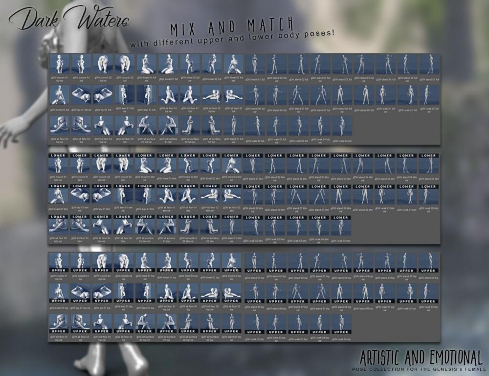 Dark Waters Pose Collection