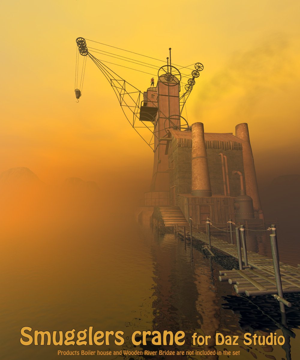 Smugglers crane for Daz studio