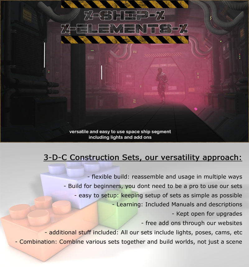 Ship Elements A1 by 3-D-C