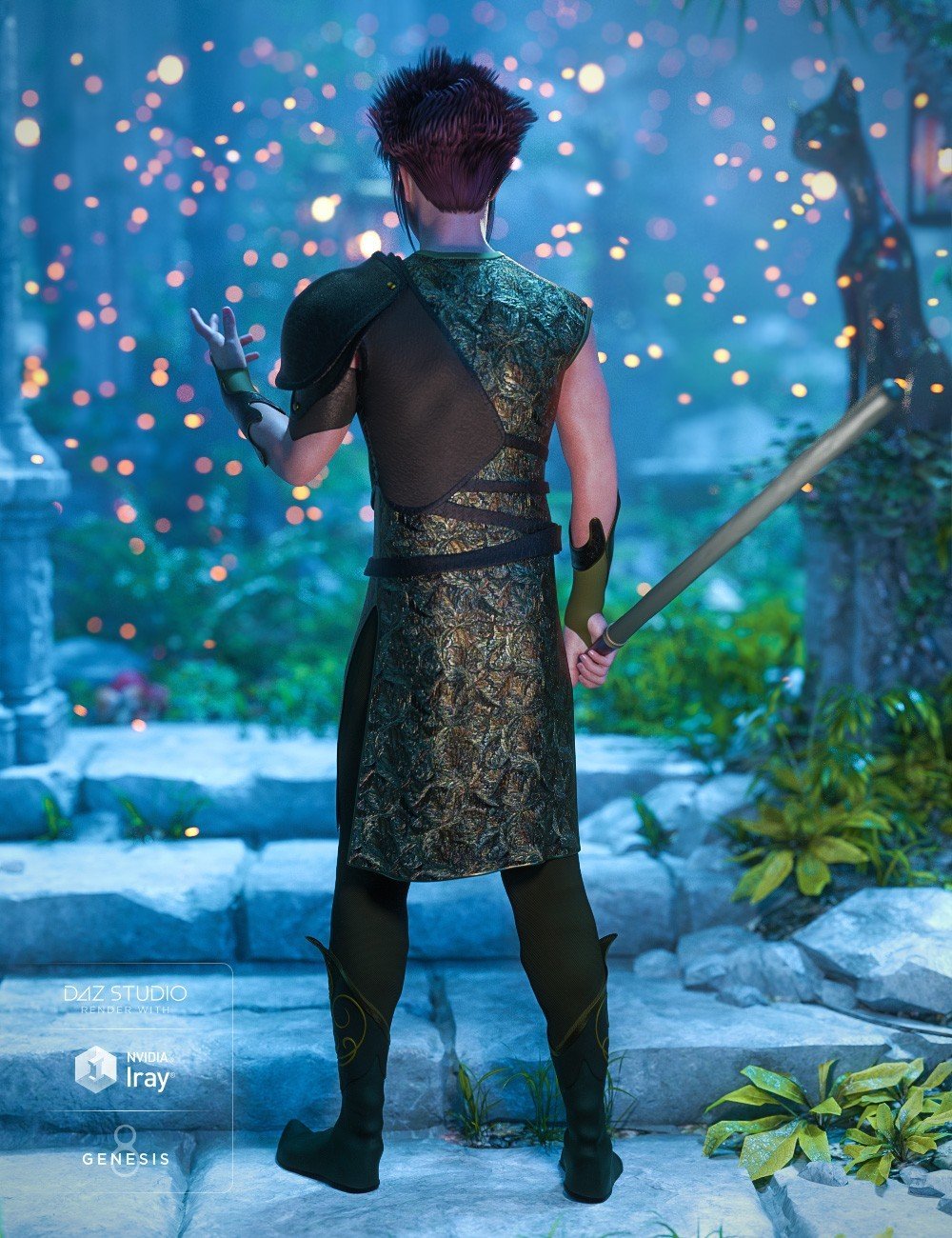 dForce Realm Keeper for Genesis 8 Male(s)