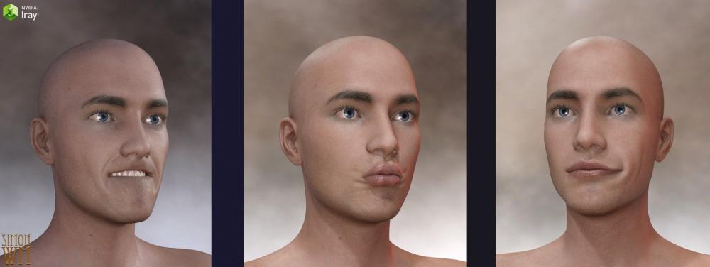 Genesis 8 Male Facial Elasticity Morphs