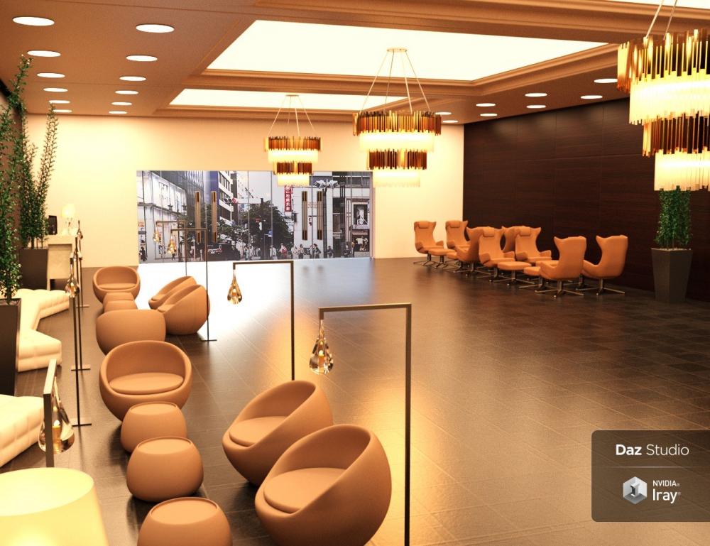 Modern Hotel Lobby