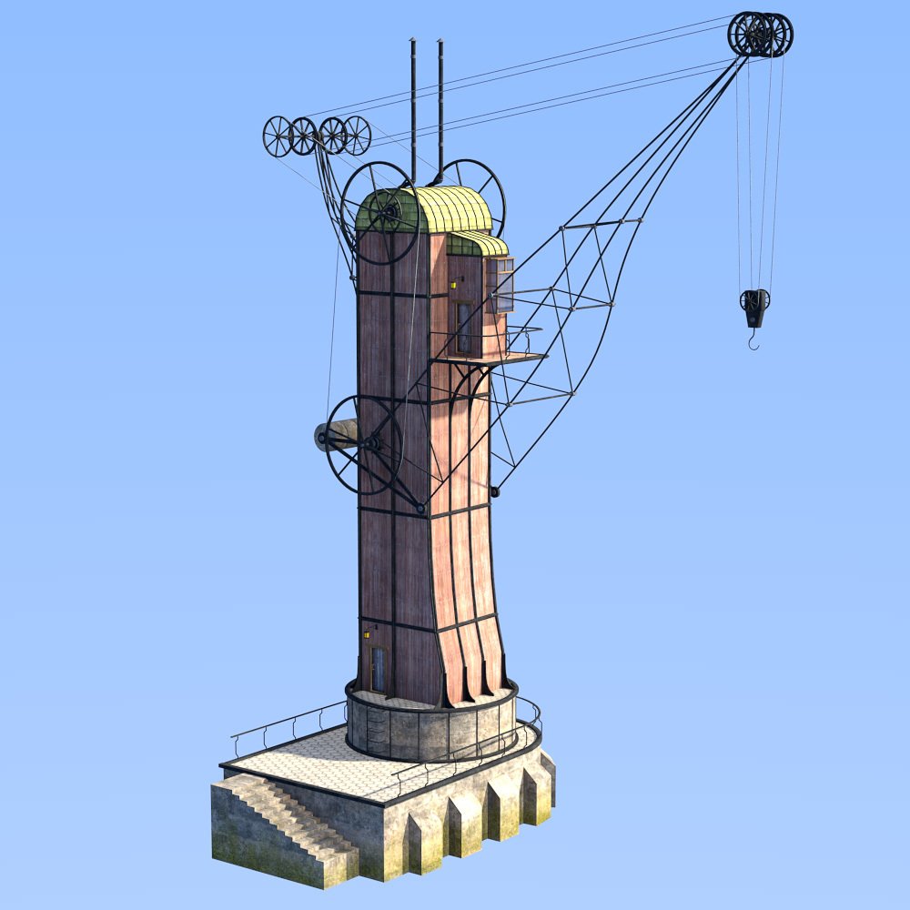 Smugglers crane for Daz studio