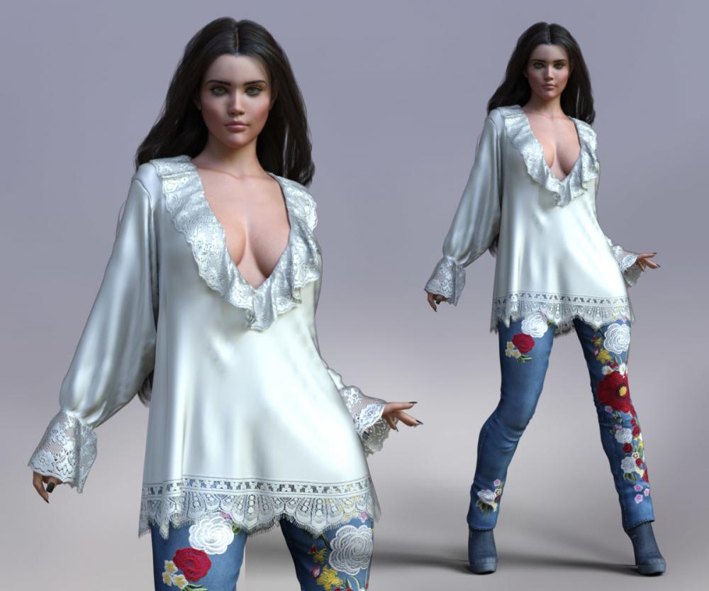 Mercy Poet Shirt for G3 and G8 Females