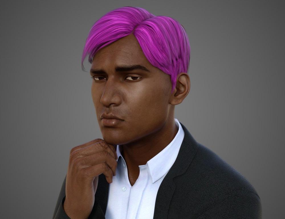 Strictly Business Hair for Genesis 8 Male