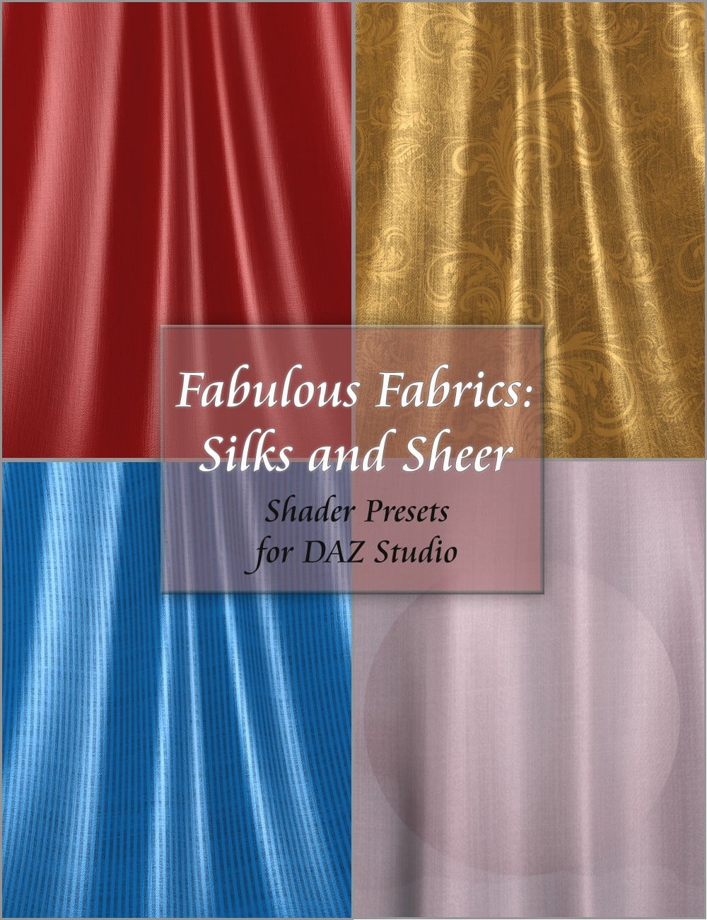 Fabulous Fabrics: Silks and Sheer – Shader Presets for DAZ Studio