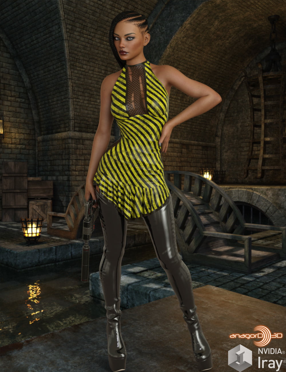 VERSUS - dForce Untamed Dress for Genesis 8 Females