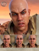 Priest of the Sun Expressions for Genesis 8 Male and Ashan 8