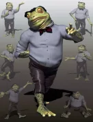 Dapper Toad Poses for Bullwarg HD