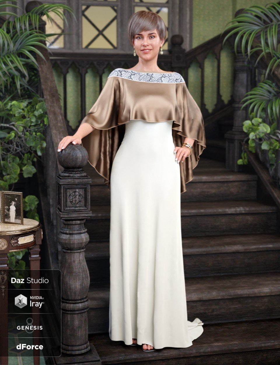 dForce Catherine Outfit for Genesis 8 Females