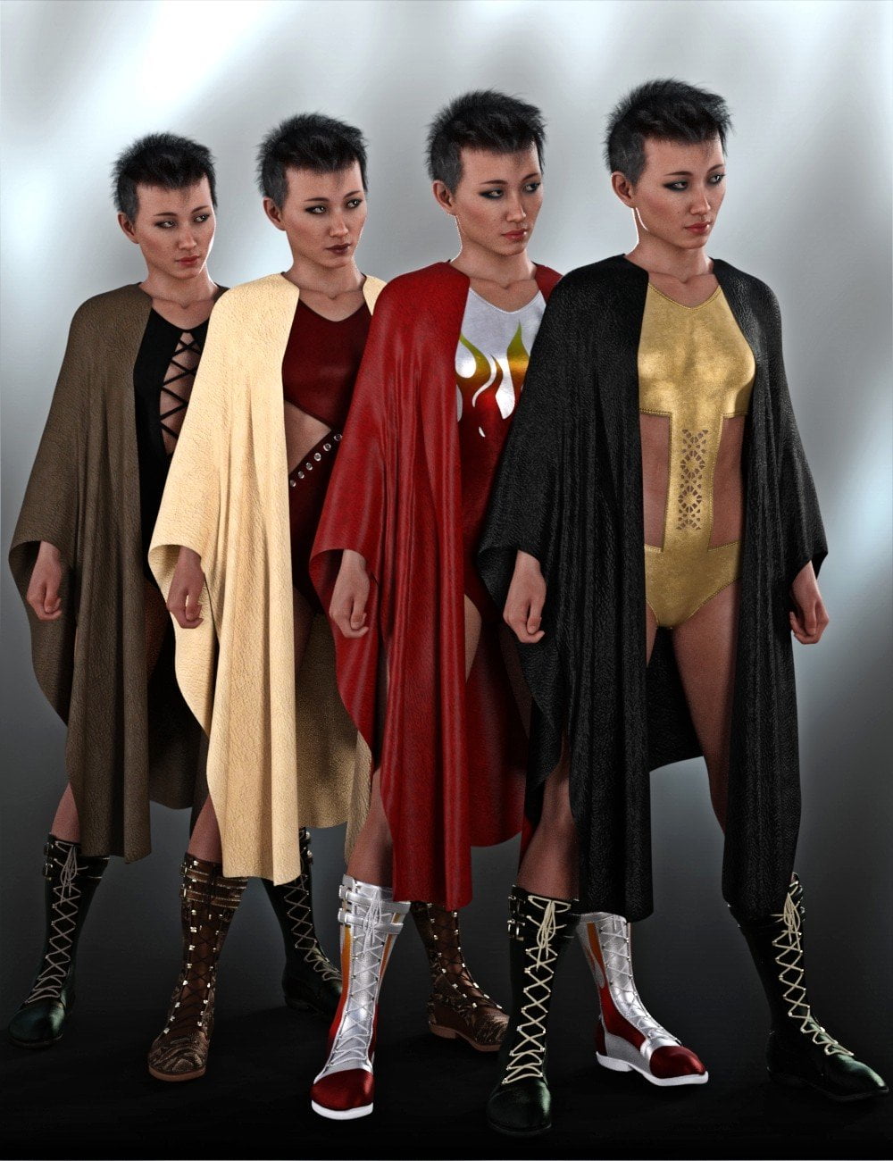 dForce Tigress Outfit Textures