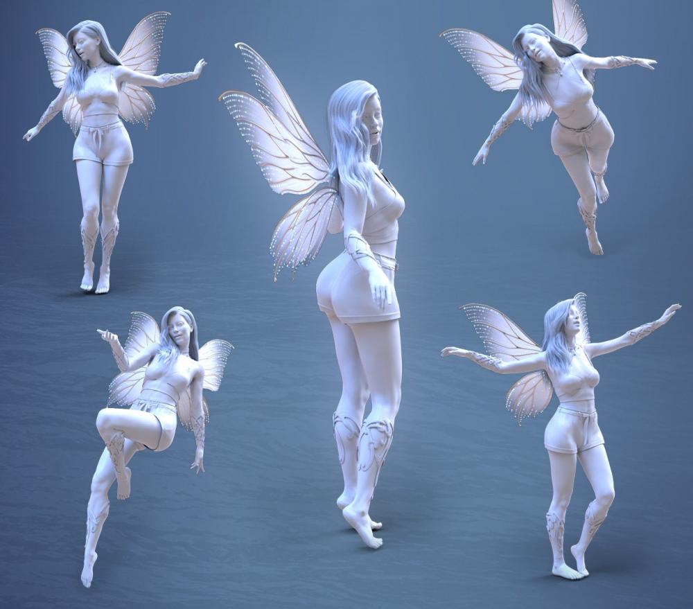 iV Fairy Magic Poses for Genesis 8 Female(s)