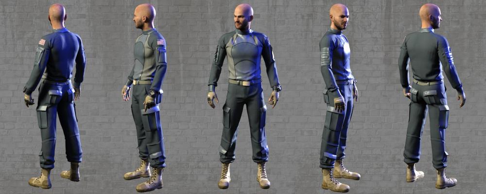 Modern Military Outfit for Genesis 8 Male(s)