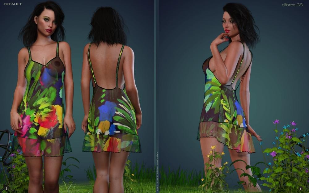 dforce Summer Garden Dress G8F