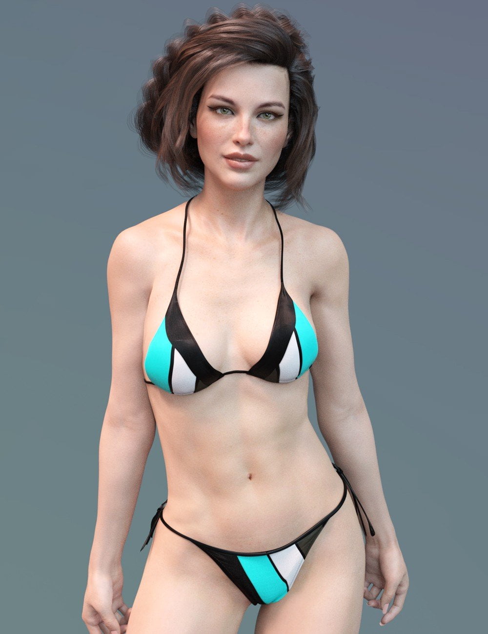 X-Fashion FunLines Bikini for Genesis 8 Female(s)