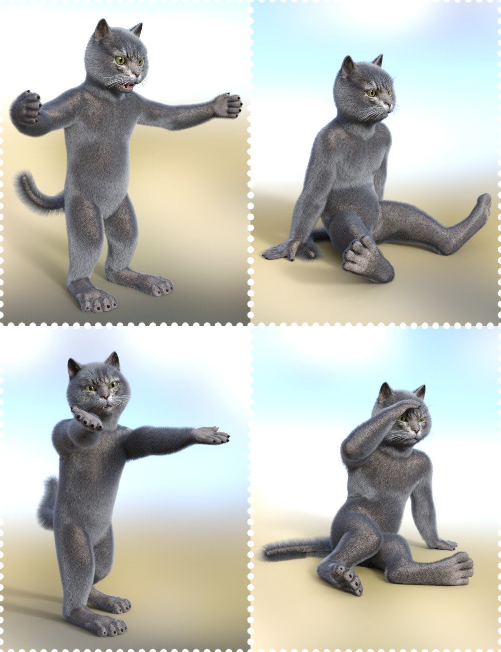 Catoon Poses Vol 1