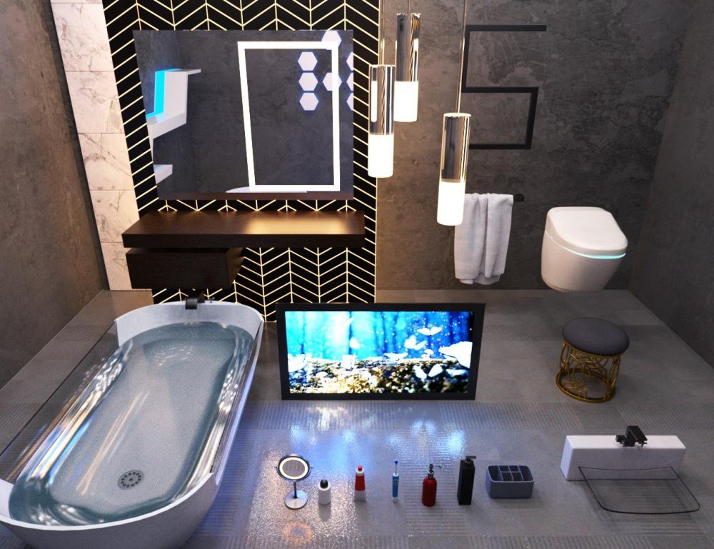 Futuristic Bathroom