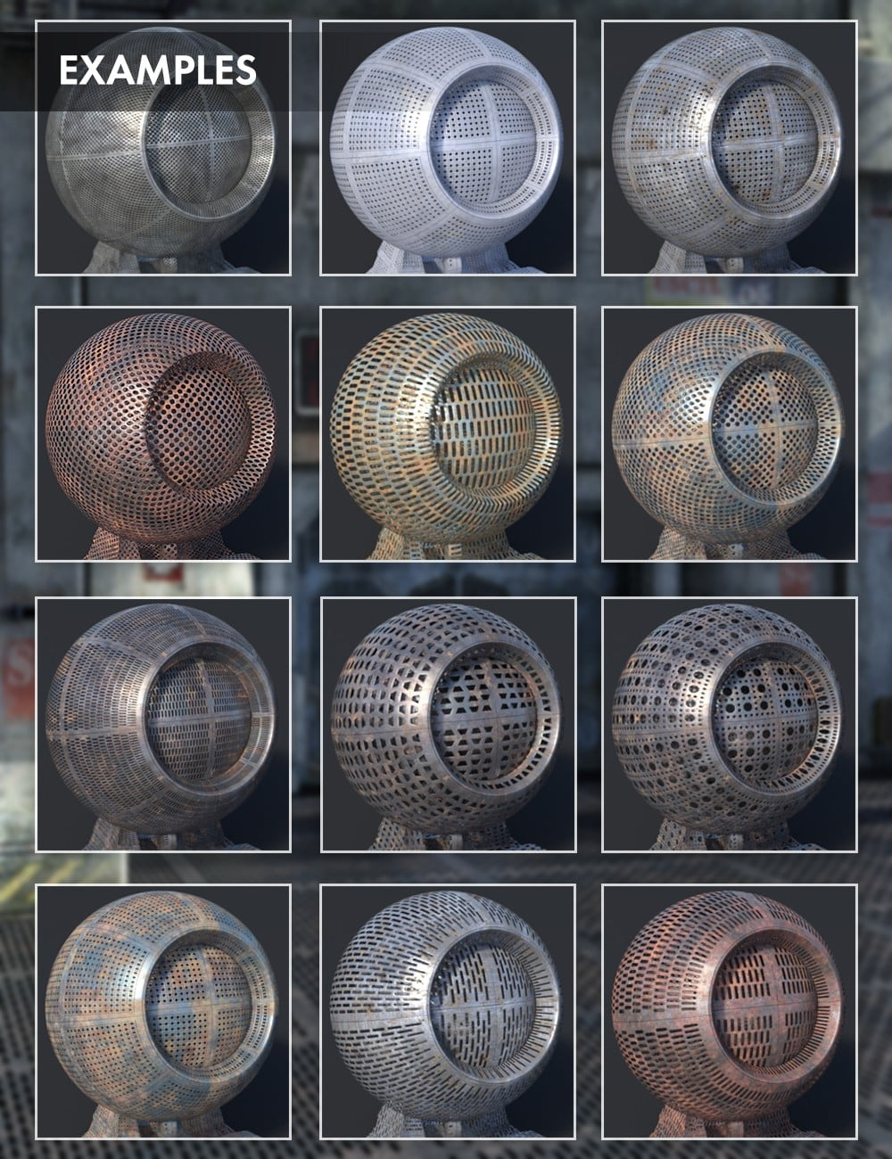 Perforated Metal - Iray Shaders