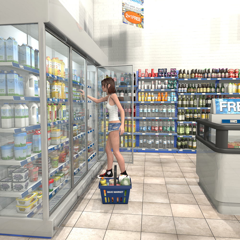 Mini Market for Poser
