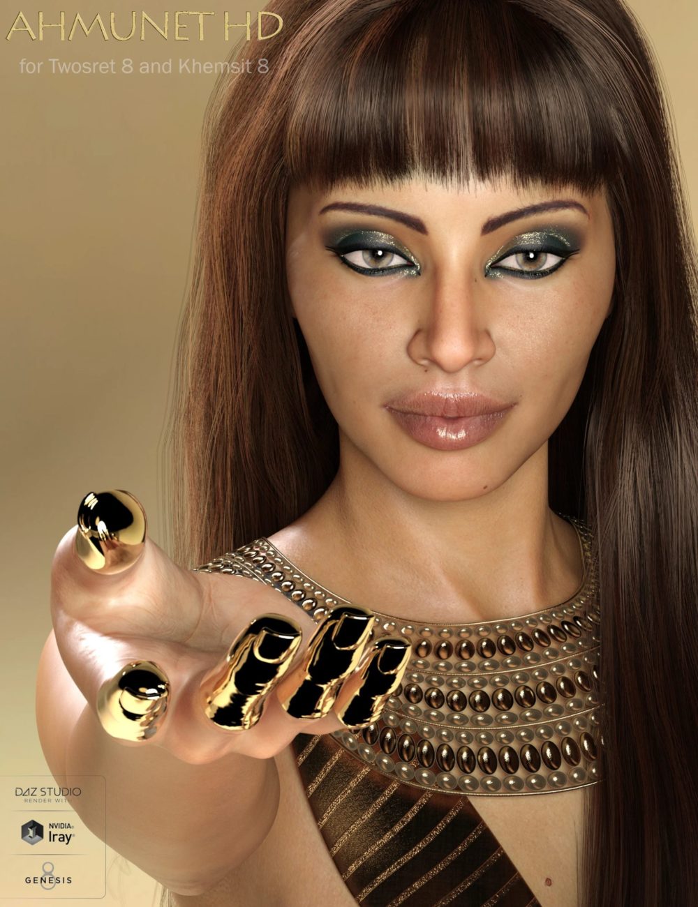 Khemsit 8 Ancient Egyptian Handmaiden Bundle ⋆ Freebies Daz 3d