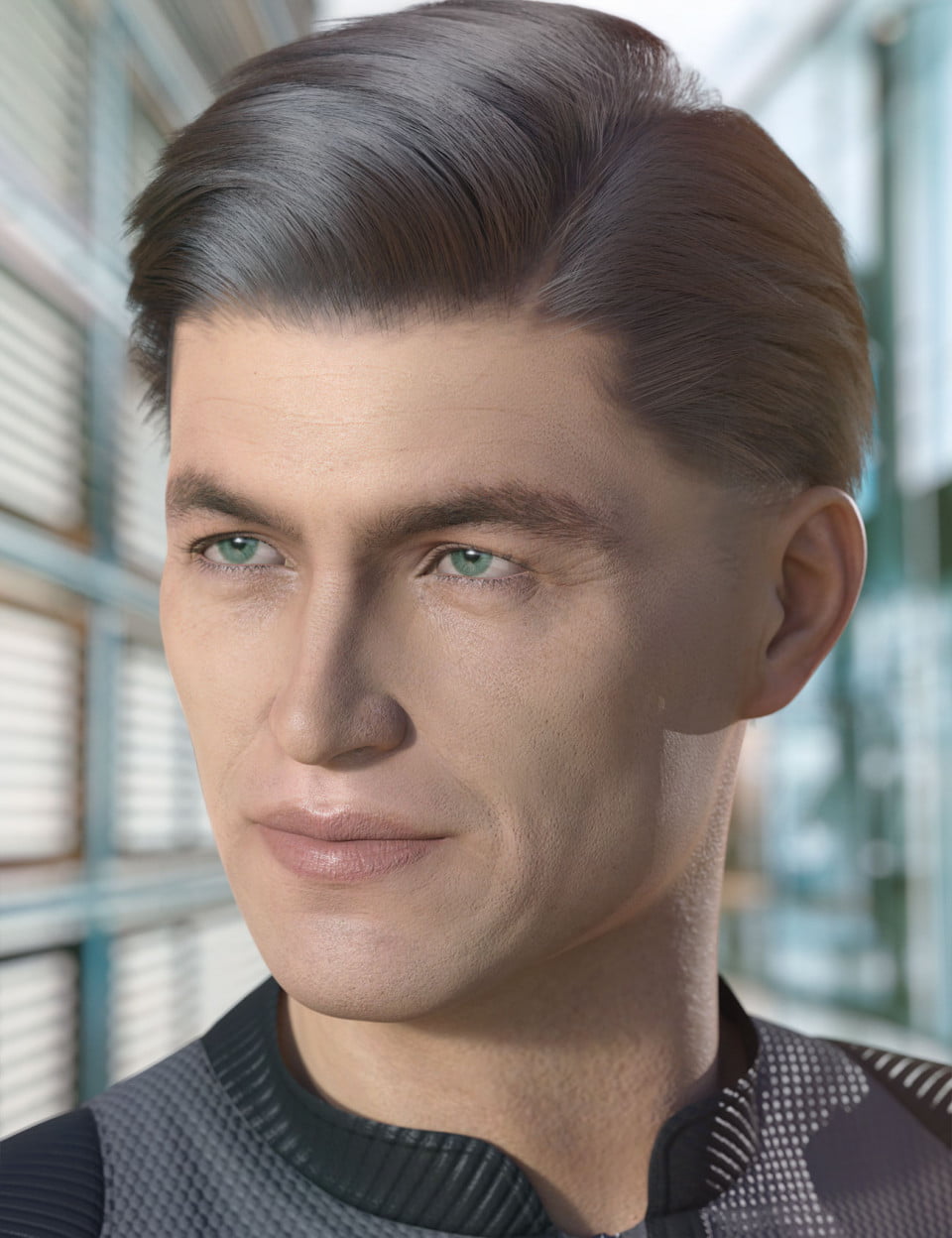 dForce Thadeus Hair for Genesis 3 & 8 Male(s)